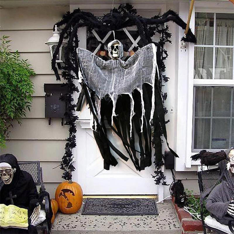 π Spooky Skeleton Winged Decor π»