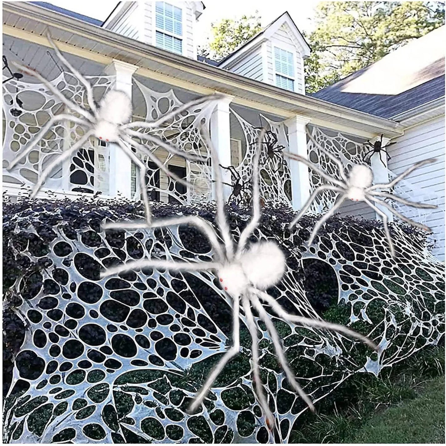 Giant Plush Spider – The Ultimate Scary Halloween Decoration!