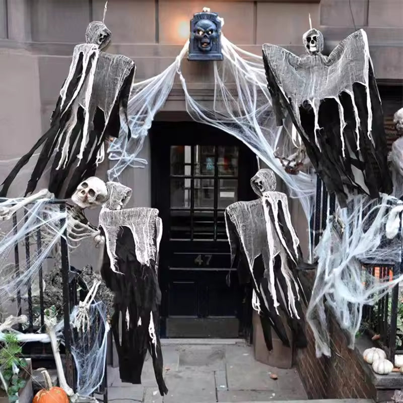 🎃 Spooky Skeleton Winged Decor 👻