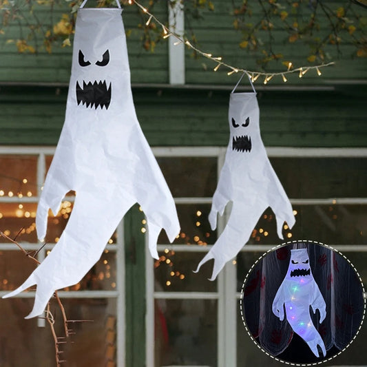 Halloween Ghost Windsock – Glow in the Dark Edition!