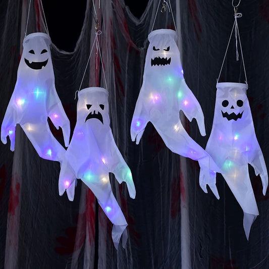 Halloween Ghost Windsock – Glow in the Dark Edition!