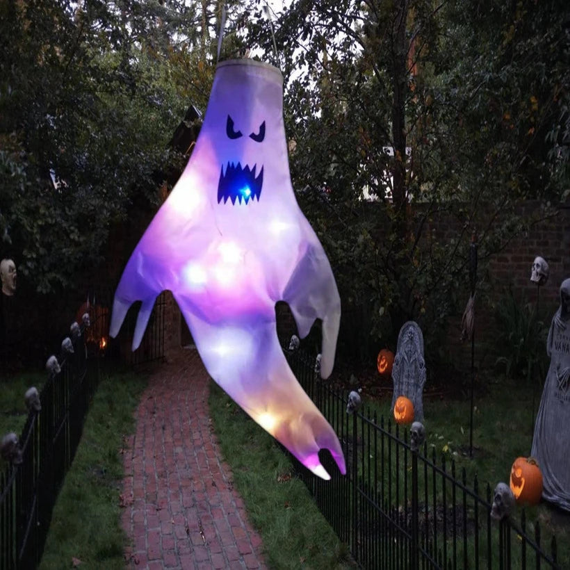 Halloween Ghost Windsock – Glow in the Dark Edition!