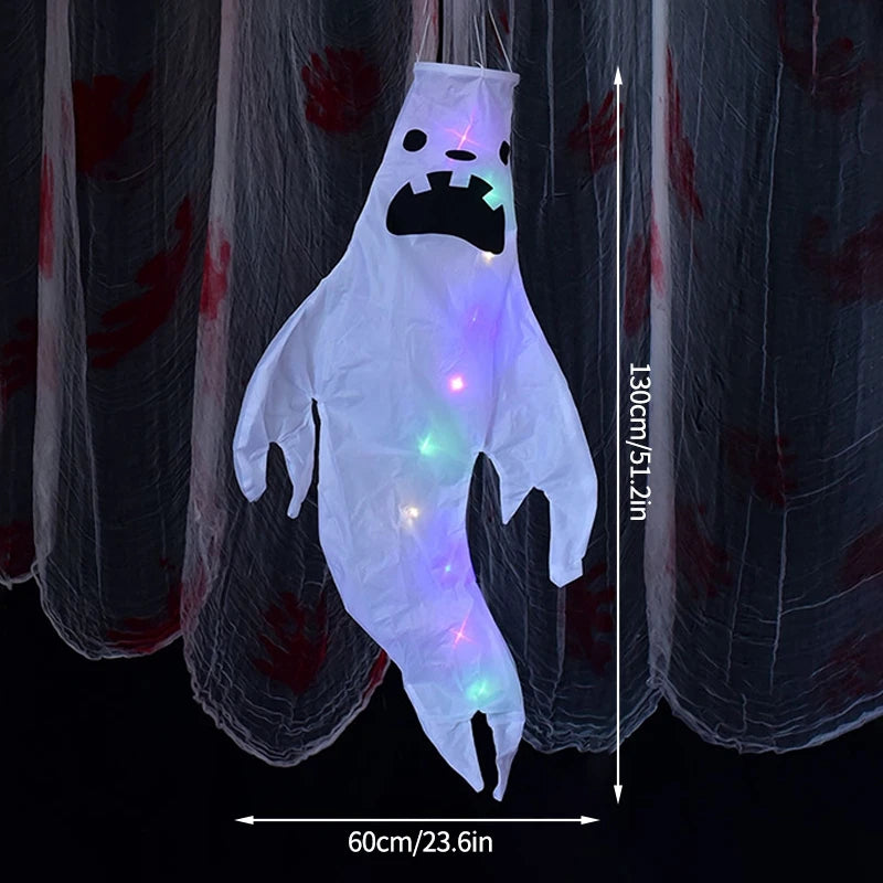 Halloween Ghost Windsock – Glow in the Dark Edition!