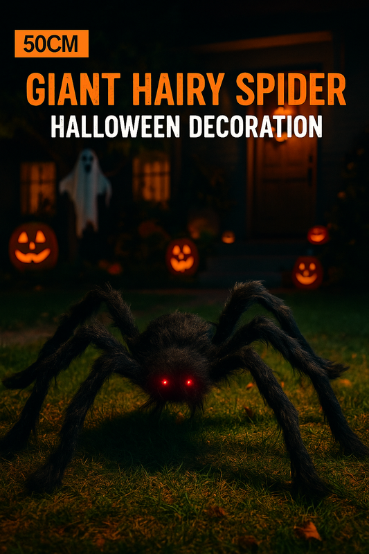 Large Black Spider for Halloween
