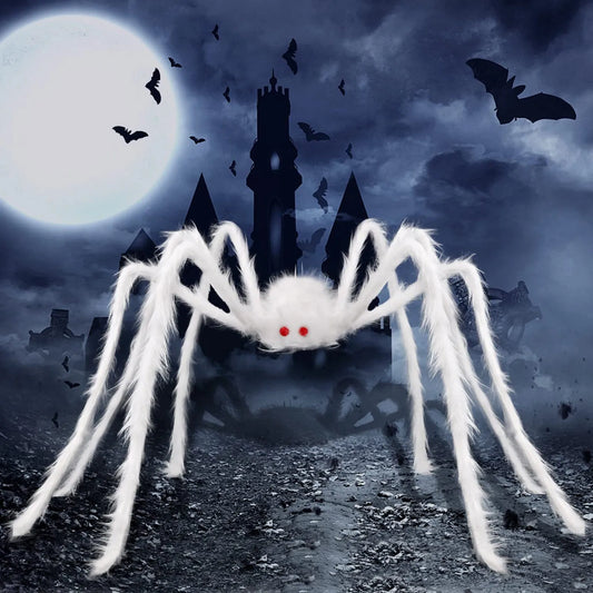 Giant Plush Spider – The Ultimate Scary Halloween Decoration!
